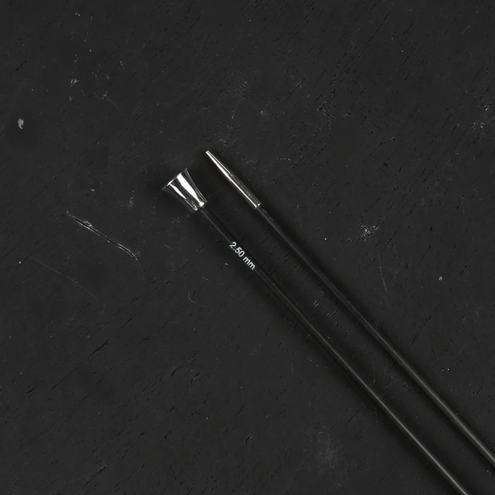 KnitPro Karbonz 2.5mm 25cm Knitting Needle - 41252 - Image 2