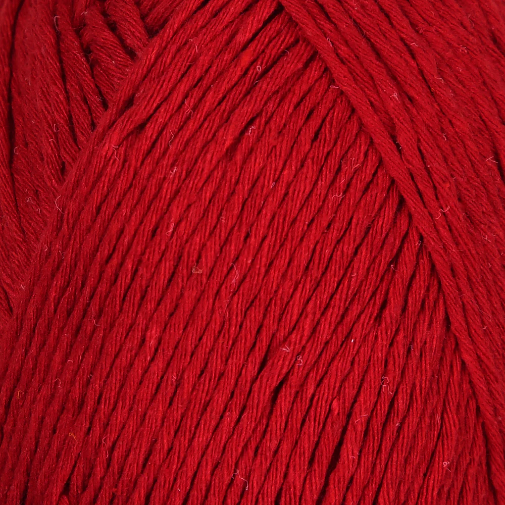 Loren Natural Cotton Yarn, Cherry Red - R099 - Image 2