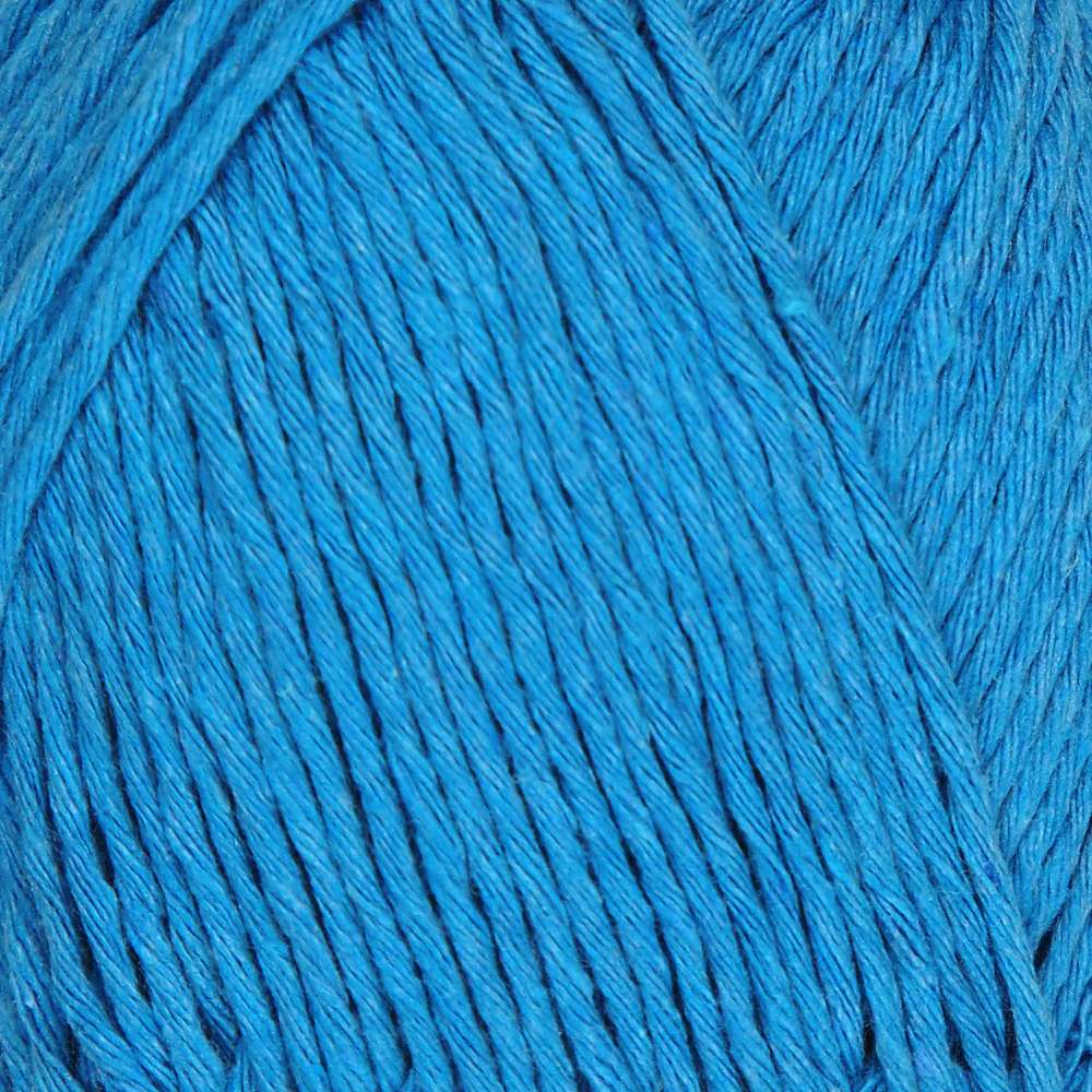 Loren Natural Cotton Yarn, Turquoise - R091 - Image 2