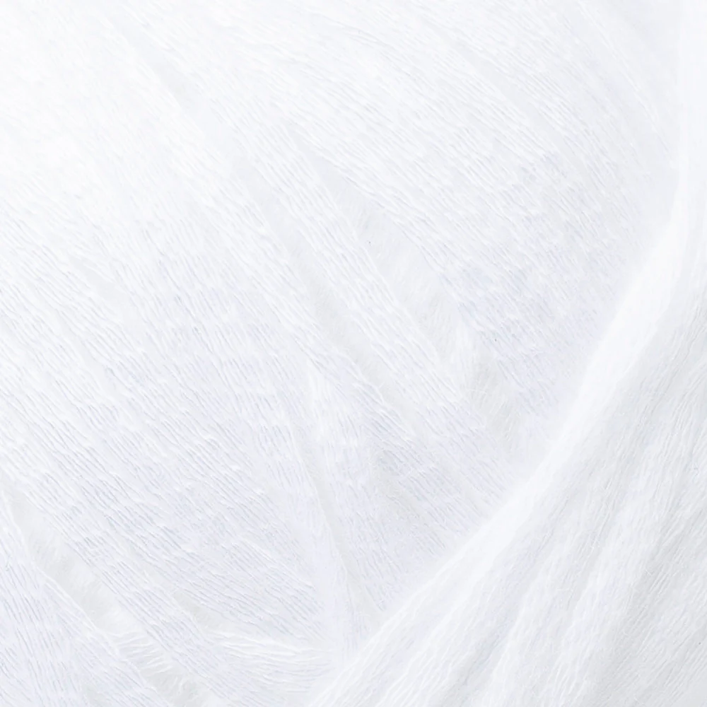 La Mia Fettucia  Yarn, White - L001 - Image 2