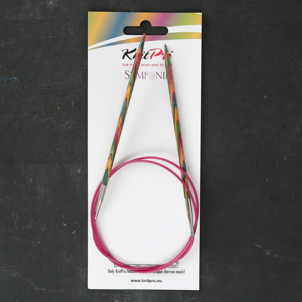 KnitPro Symfonie 5 mm 80 cm Wooden Circular Needles - 21339