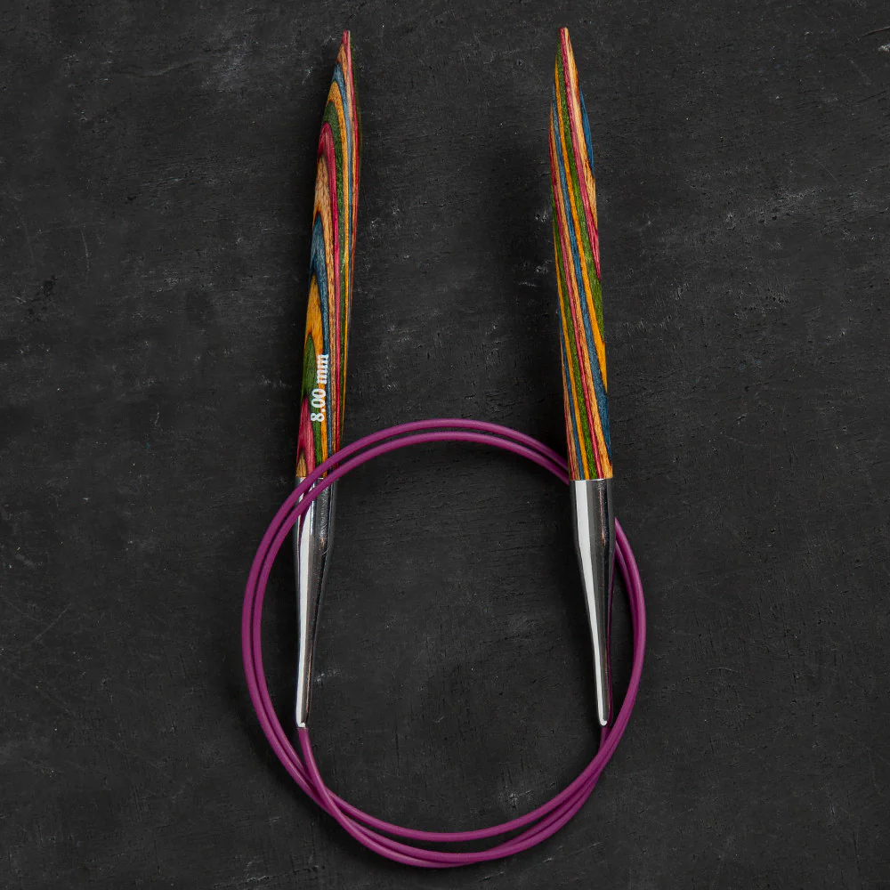 KnitPro Symfonie 8 Mm 80 Cm Wooden Circular Needles - 21344 - Image 2