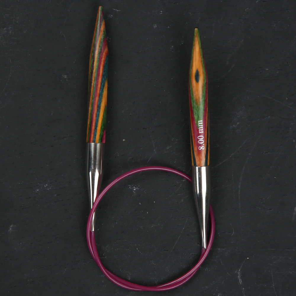 KnitPro Symfonie 8 Mm 40 Cm Wooden Circular Needles - 20315 - Image 2