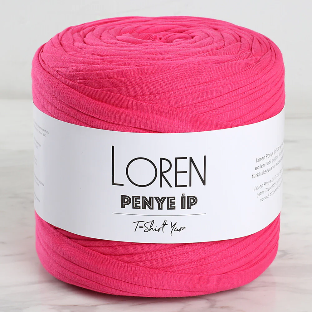 Loren T-Shirt Yarn, Fuchsia - 148