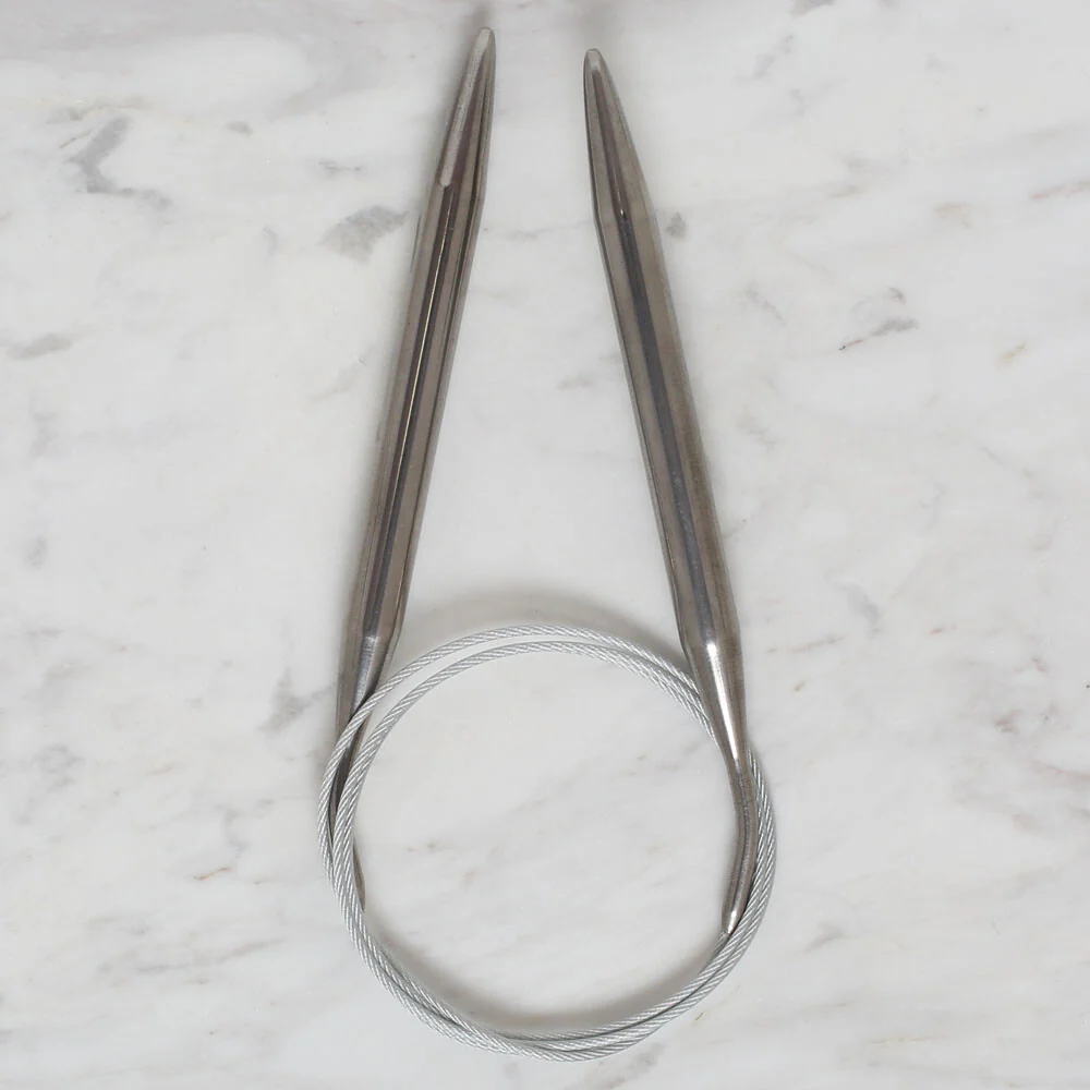 Loren Crafts 10mm 100 cm Steel Circular Knitting Needles - Image 2