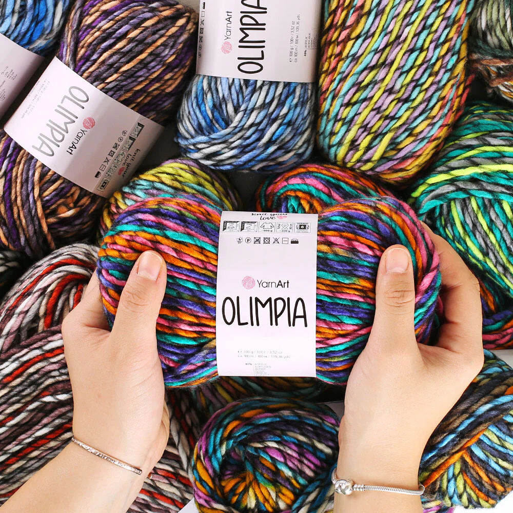 Yarnart Olimpia Knitting Yarn - Variegated- 1406 - Image 3