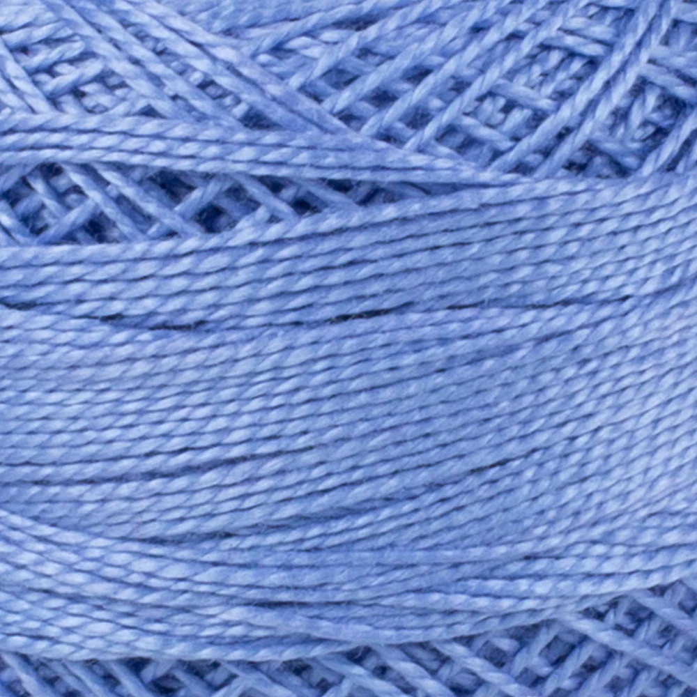 Madame Tricote Paris Koton Perle No: 8 Embroidery Thread, Blue - 580 - Image 3