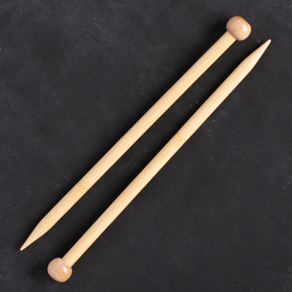 Addi 10mm 25cm Bamboo Jacket Knitting Needles - 500-7/25/10 - Image 2