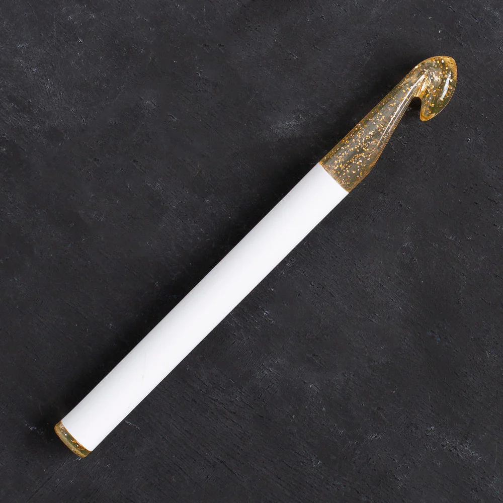 Addi Champagne 12mm 15cm Plastic Crochet Hook - 445-7 - Image 2