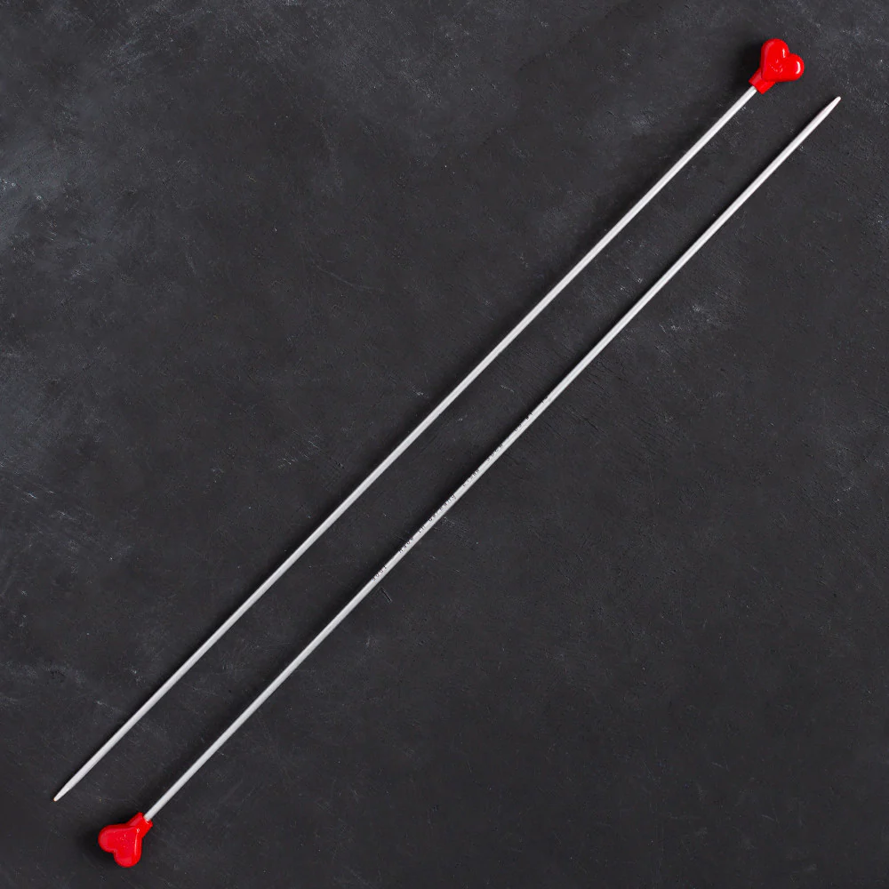 Addi 2.5 mm 35 cm Jacket Knitting Needles, Aluminium - 200-7/35/2.5 - Image 2