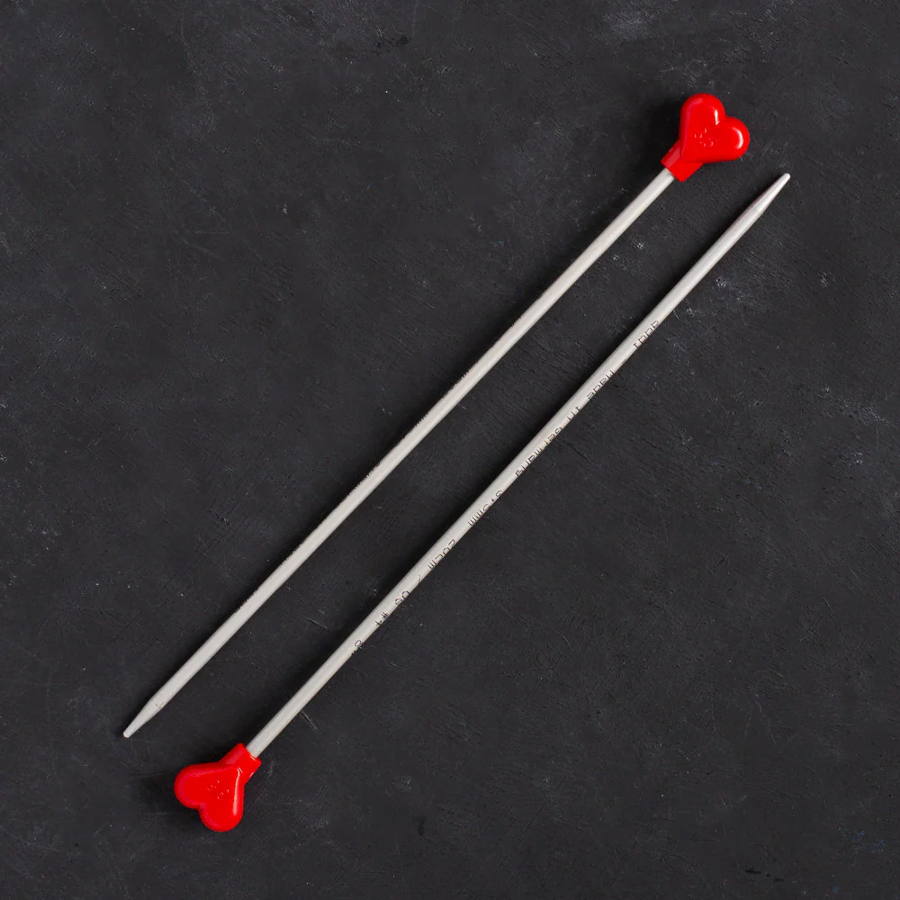 Addi 3.5 mm 20 cm Jacket Knitting Needles, Aluminium - 200-7/20/3.5 - Image 2