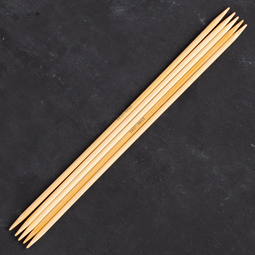 Addi 3.5mm 20cm Bamboo Double-pointed Needles - 501-7/20/3.5 - Image 2