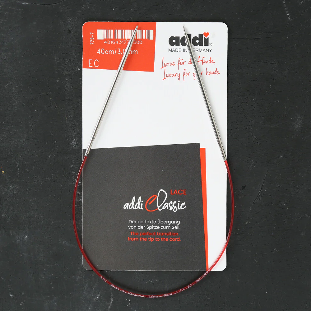 Addi 3mm 40cm Lace Circular Knitting Needles - 775-7