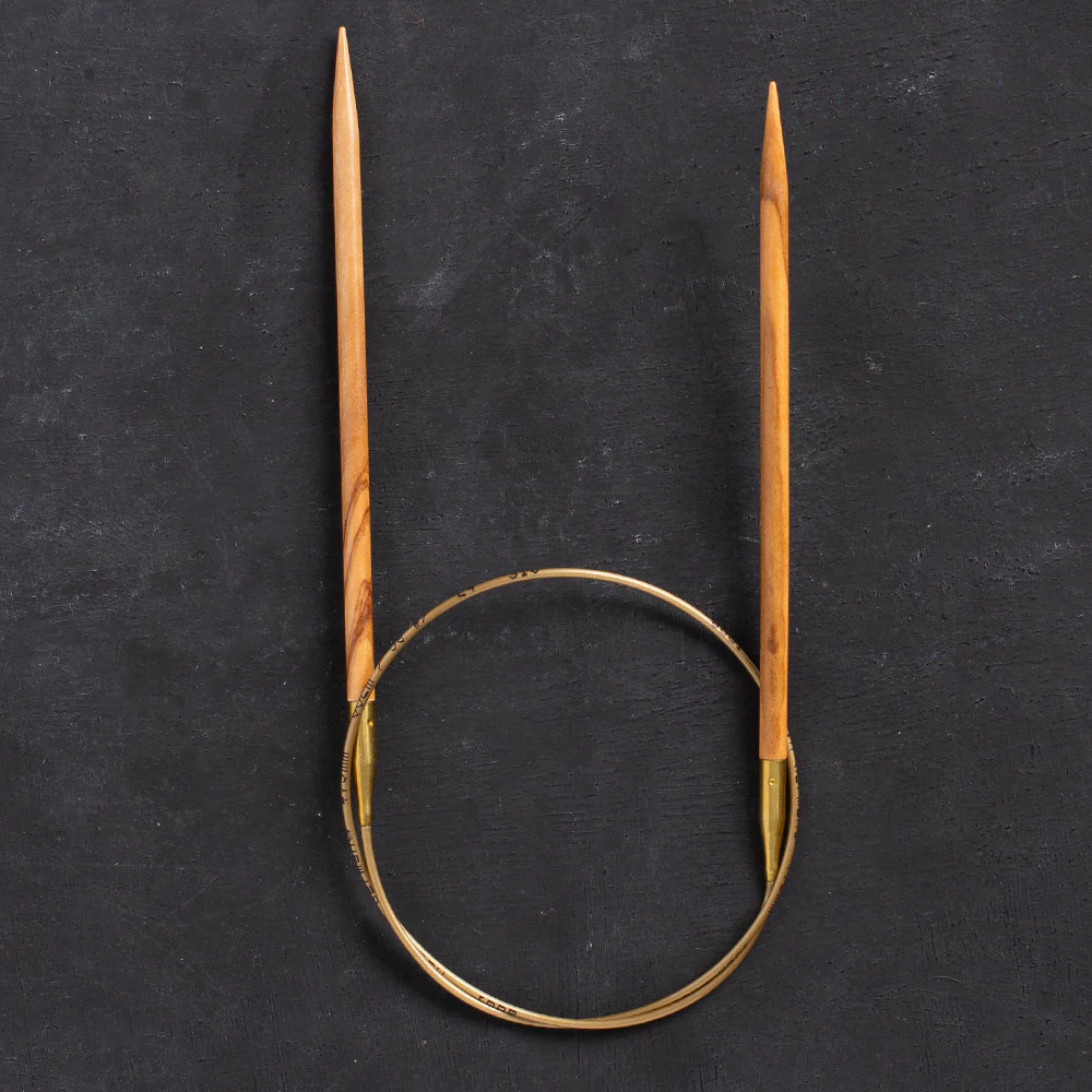 Addi Olive Wood 4.5mm 60cm Circular Knitting Needles - 575-7 - Image 2