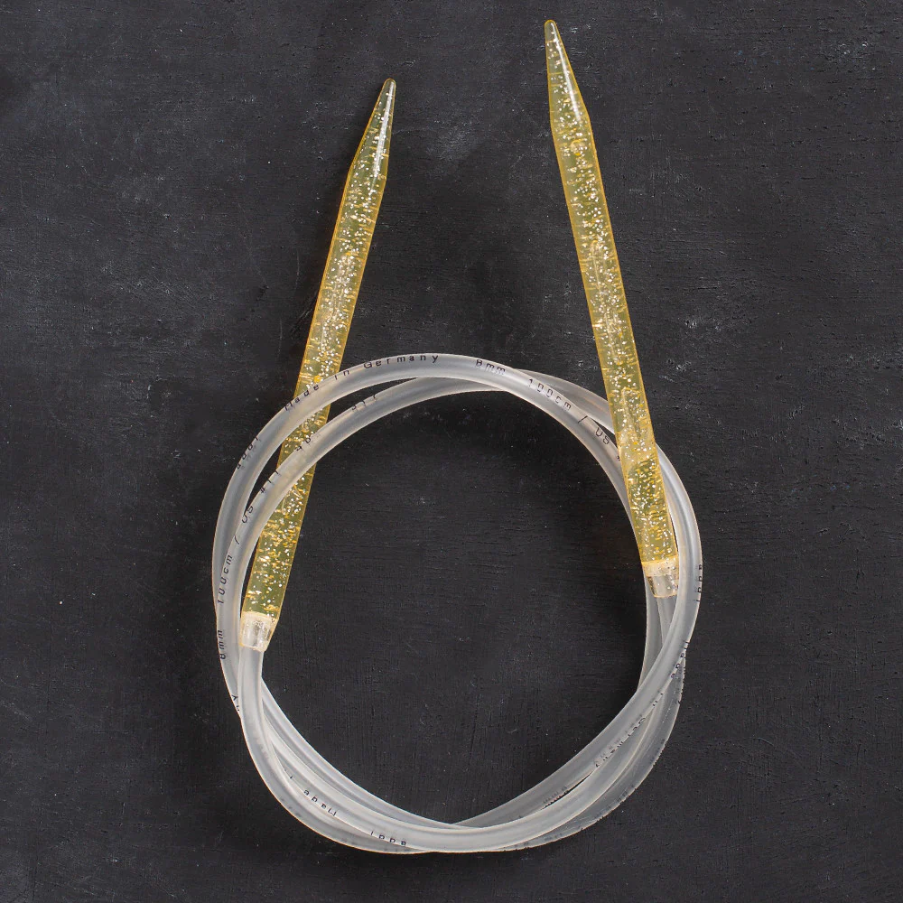 Addi Champagne 8mm 100cm Circular Knitting Needles - 405-7/100/8 - Image 2
