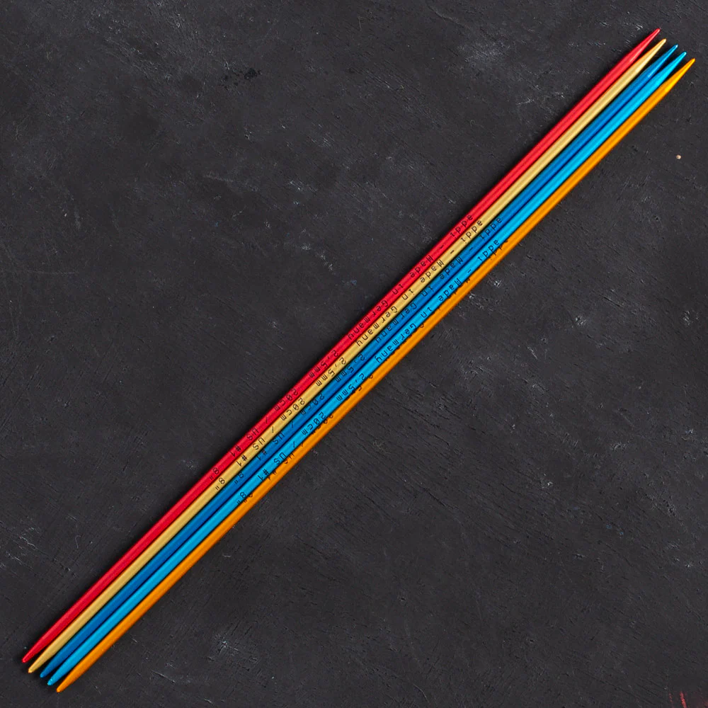 Addi Colibri 2.5mm 20cm Double Pointed Needle, Assorted Colors - 204-7 - Image 2