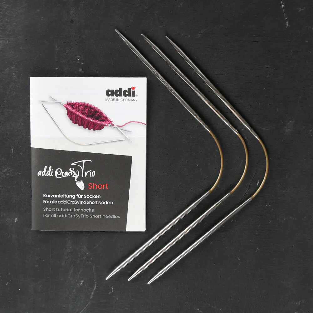 Addi CrasyTrio 3.25 Mm 21 Cm Flexible Sock Knitting Needles, Set of 3 - 160-2 - Image 3