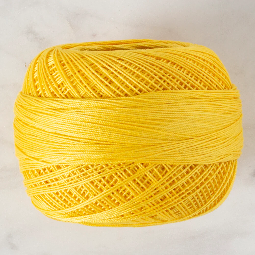 Altınbaşak 20Gr 50 No Dark Yellow Classic Color Lace Thread Ball - 347