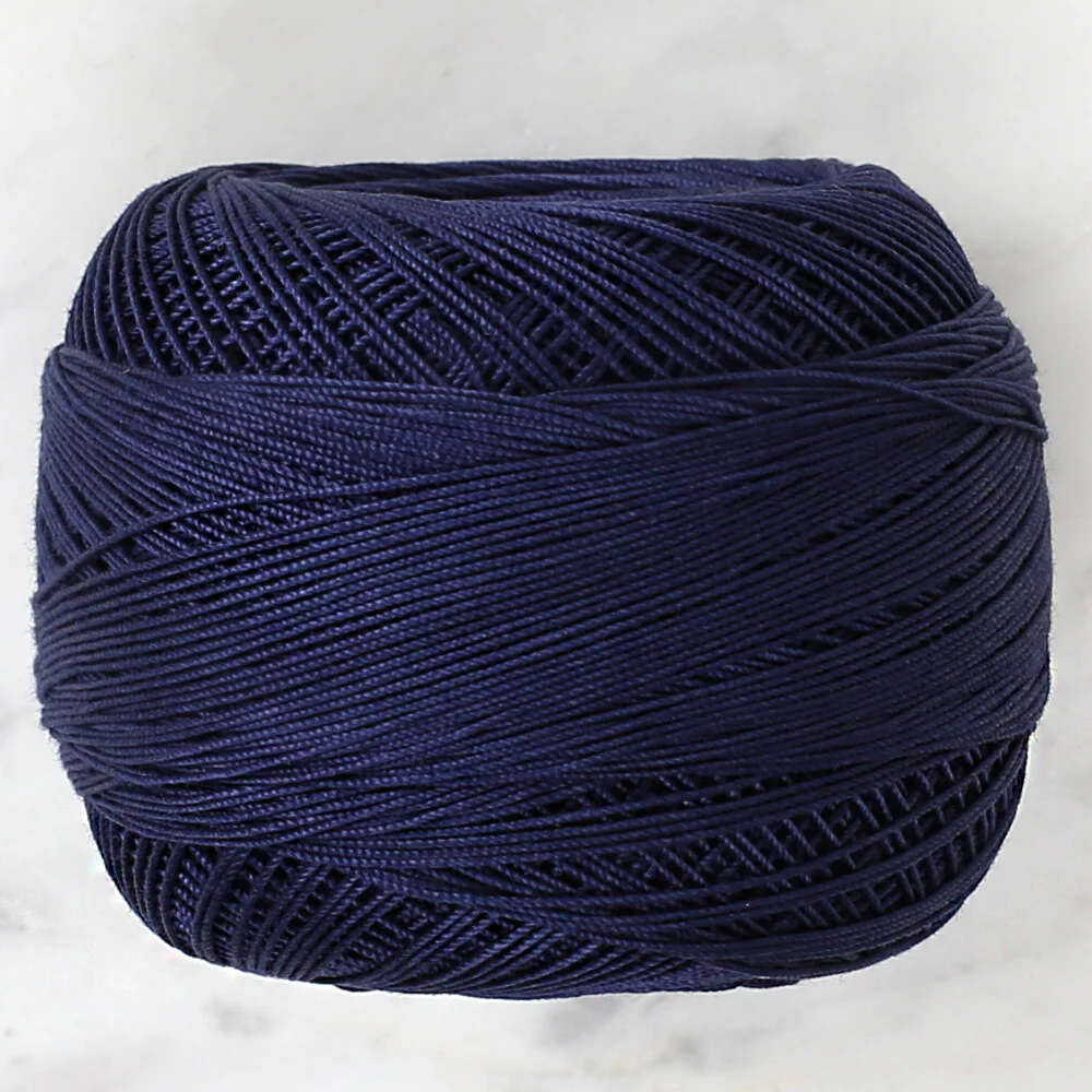 Altınbaşak 20Gr 50 No Navy Blue Classic Colored Lace Thread Ball - 747