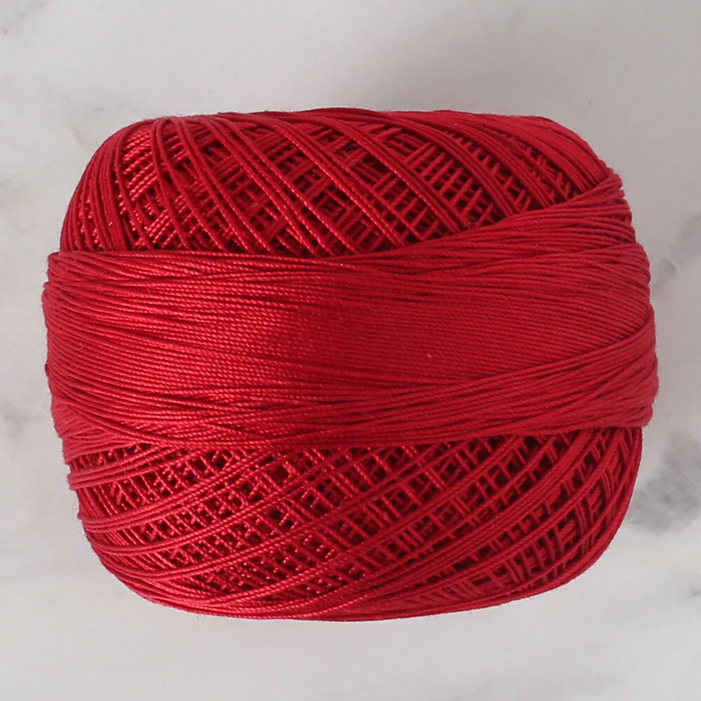 Altınbaşak 20Gr 50 No Red Classic Colored Lace Thread Ball - 357