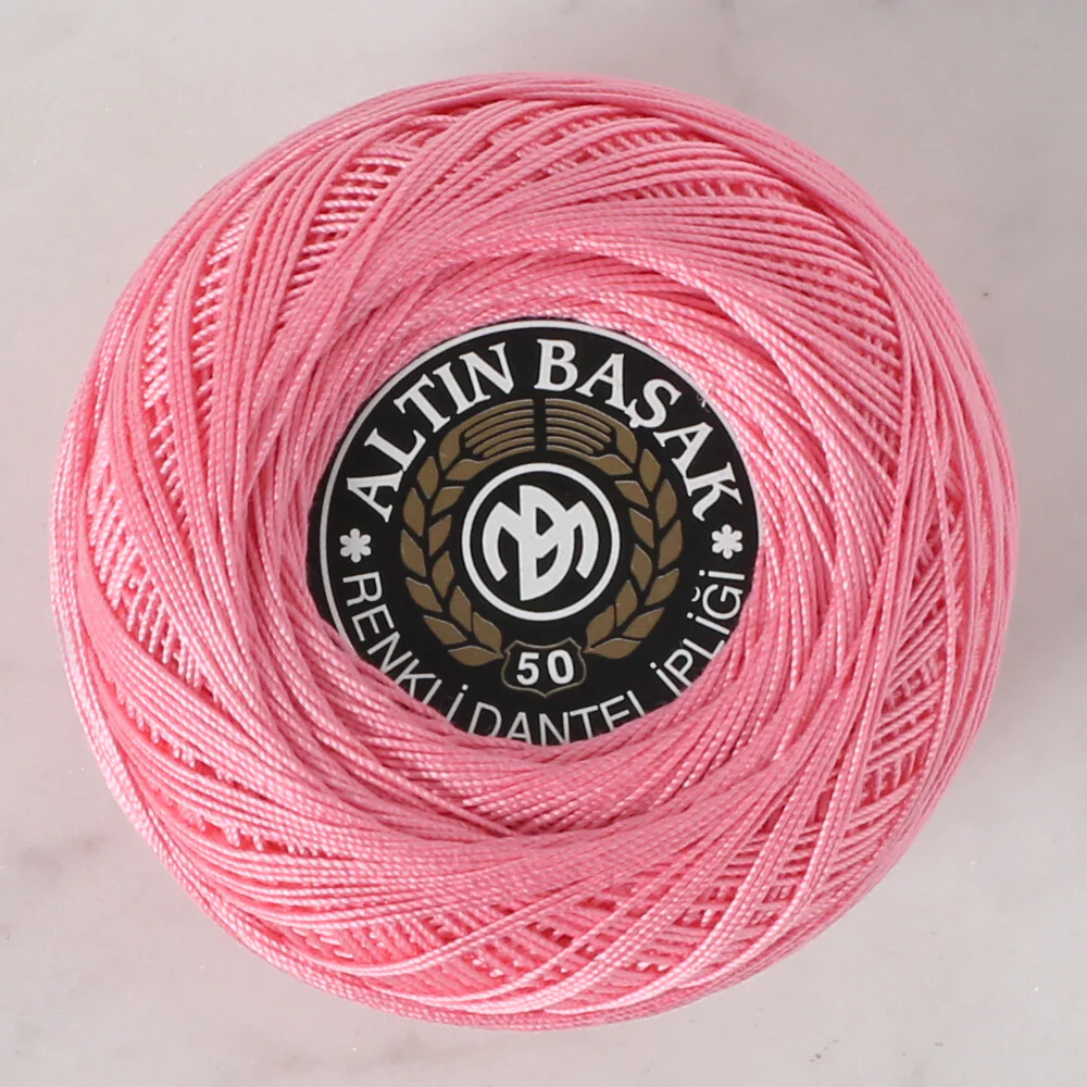 Altınbaşak 20Gr 50 No Pink Classic Colored Lace Thread Ball  - 312 - Image 2