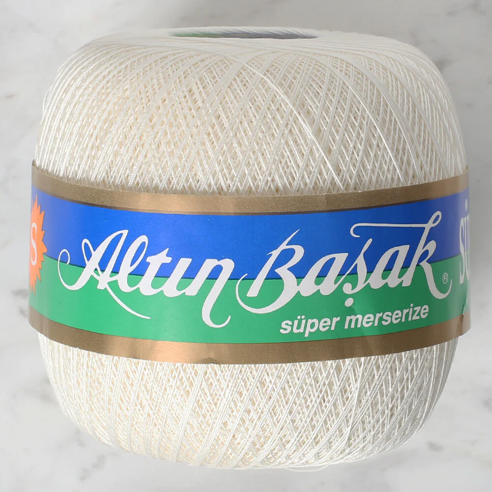 Altinbasak 100Gr Super Lace Thread Ball 70 No - Cream