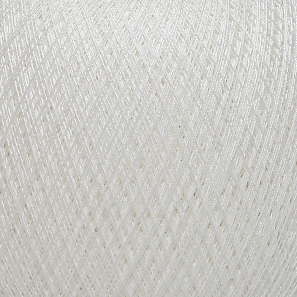 Anchor 6-Ply No:70 100 g Mercerized Cotton Lace Yarn, White - Image 2