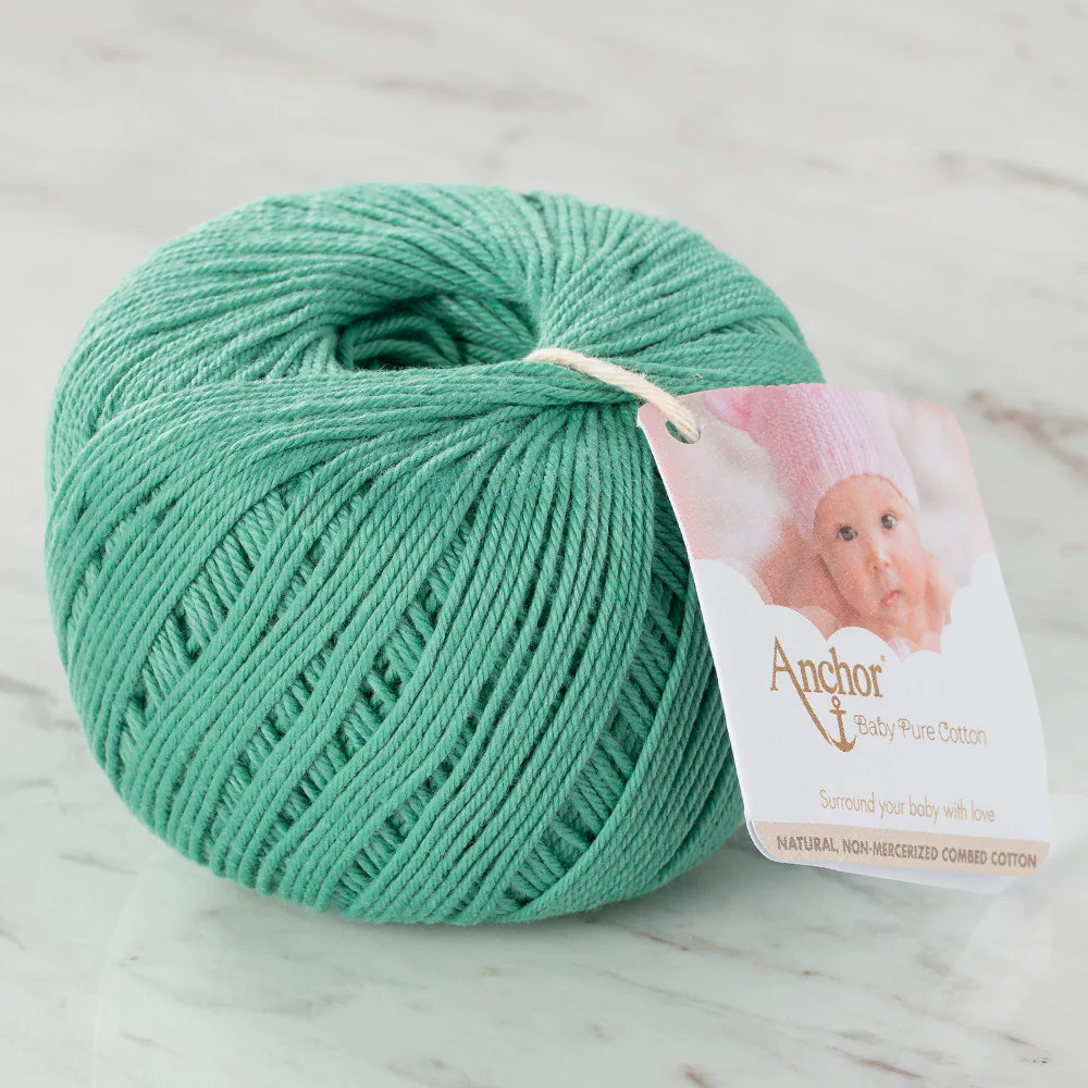 Anchor Baby Pure Cotton 4ply Yarn, Green - 00272