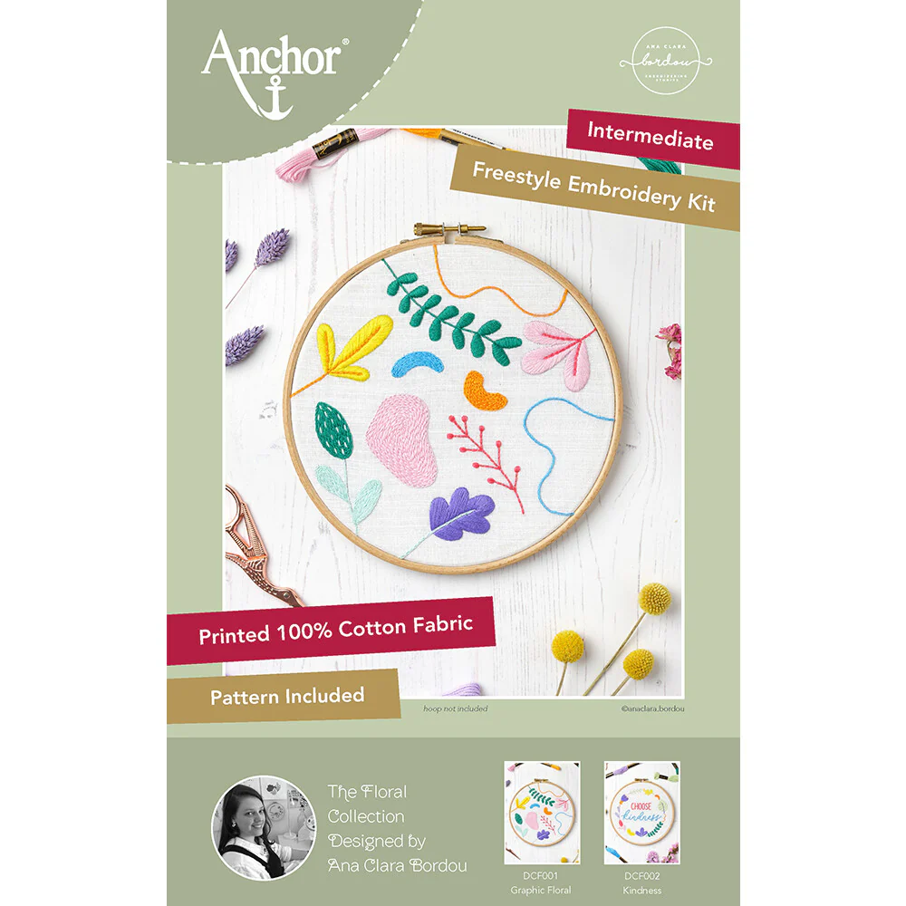 Anchor Embroidery Kit 20cm 7.87" DCF001 - Image 5