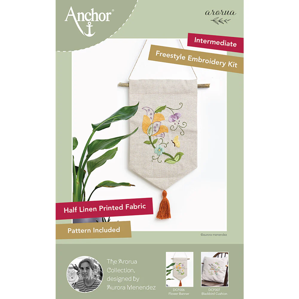 Anchor Embroidery Kit 25.5 x 17cm 10.04 x 6.70" DCF006 - Image 3