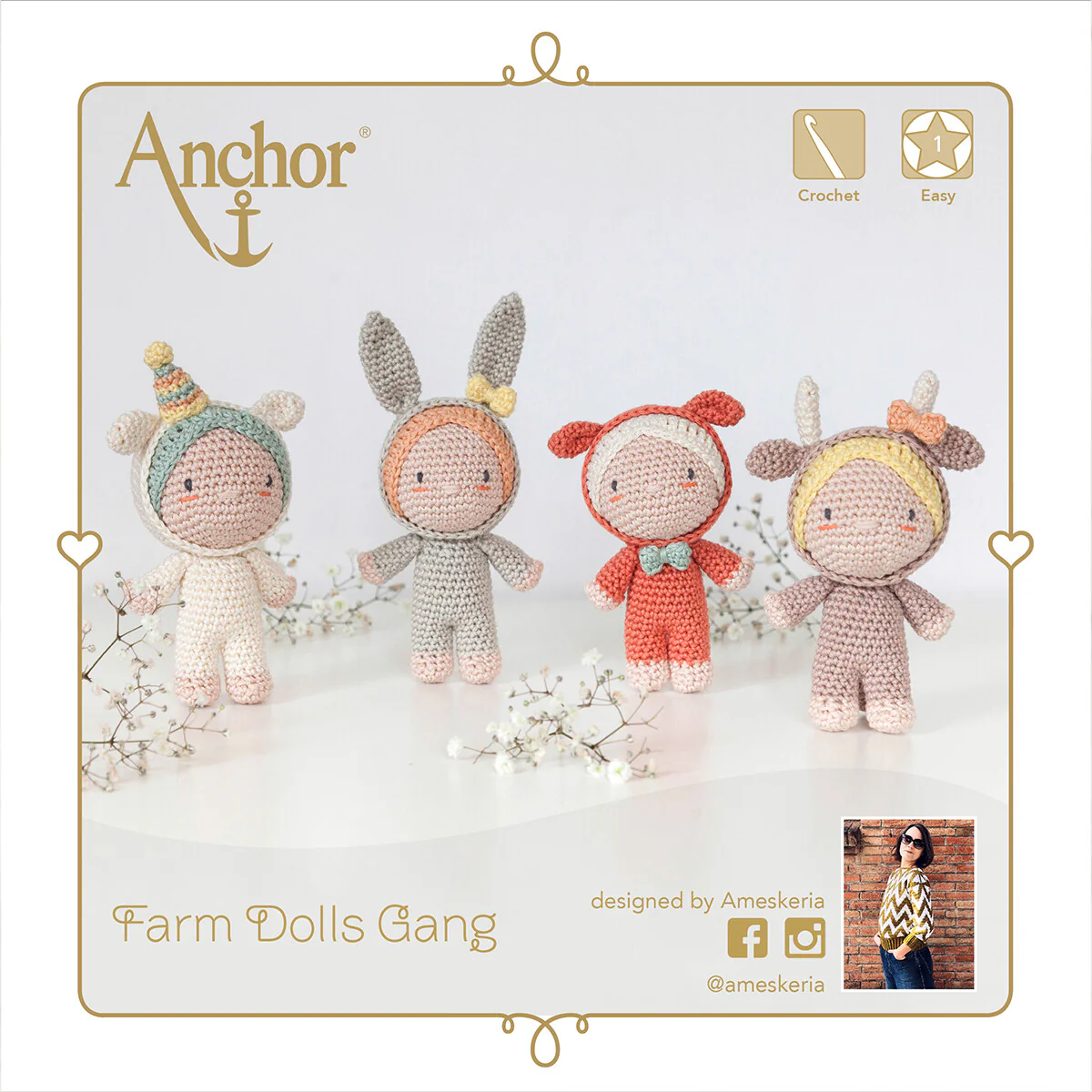 Anchor Farm Dolls Gang  Amigurumi Set - A28C002-09061 - Image 5