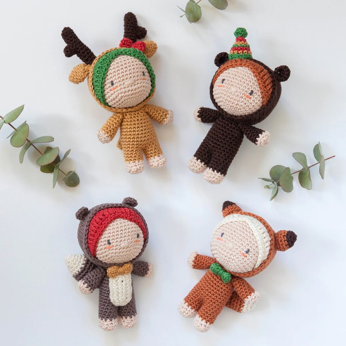 Anchor Forest Dolls Gang Amigurumi Set - A28C002-09062 - Image 3
