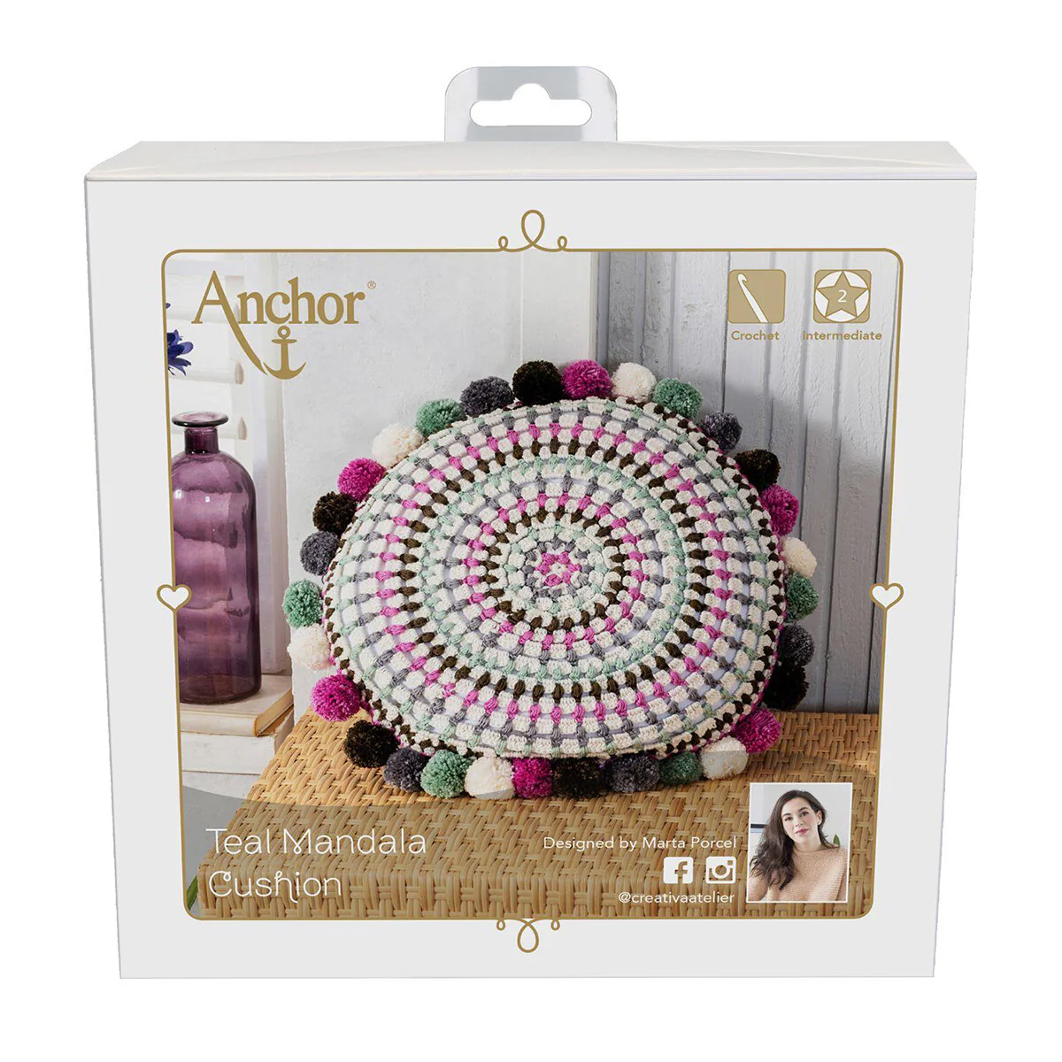 Anchor Mandala Pillow Set - A28C007-09062 - Image 4