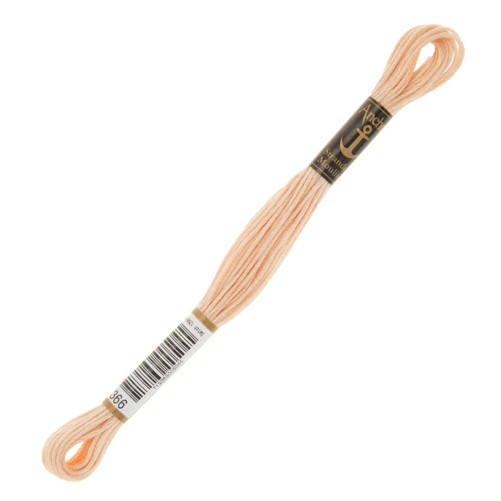 Anchor Stranded Mouline Embroidery Thread, 8m, Pink - 0366