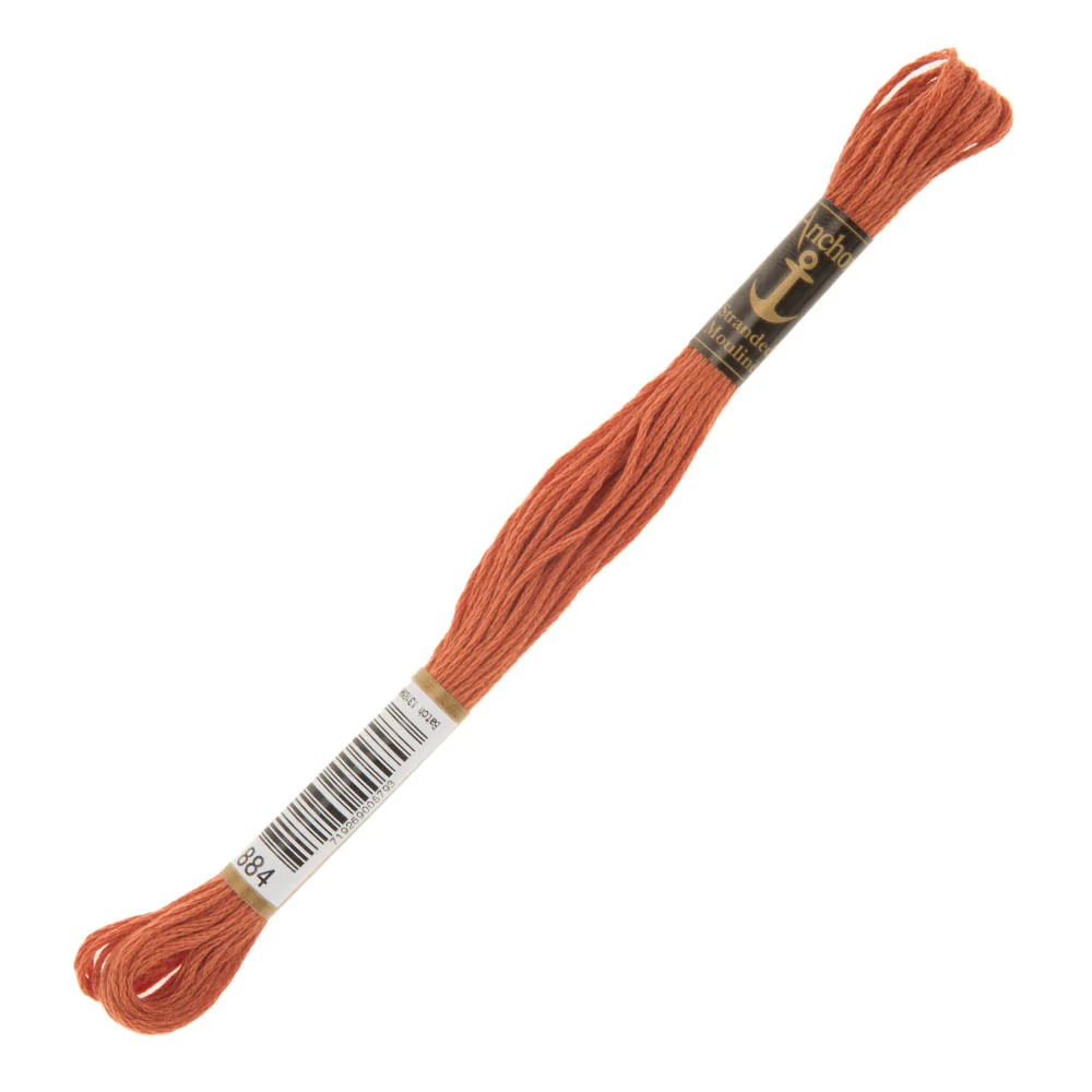 Anchor Stranded Mouline Embroidery Thread, 8m, Pink - 0884