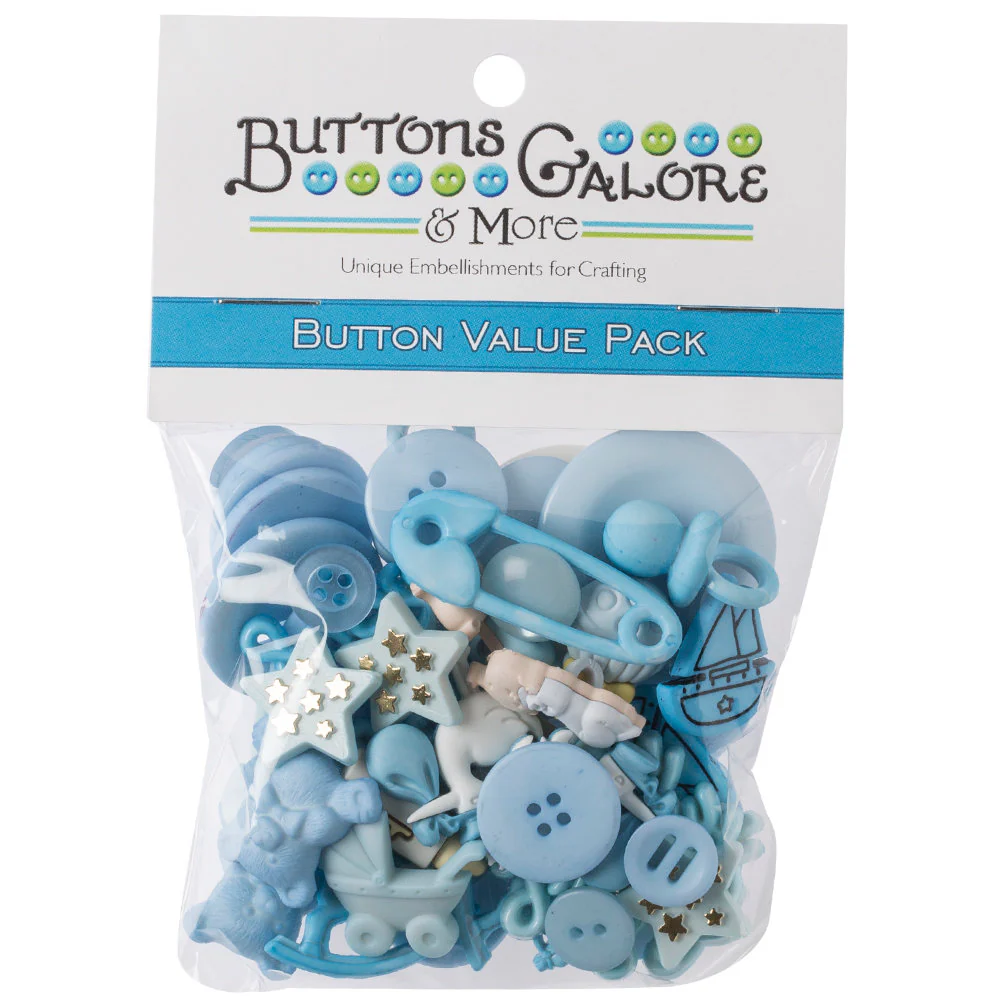 Buttons & Galore Decorative Baby Button, Baby Boy - Image 2