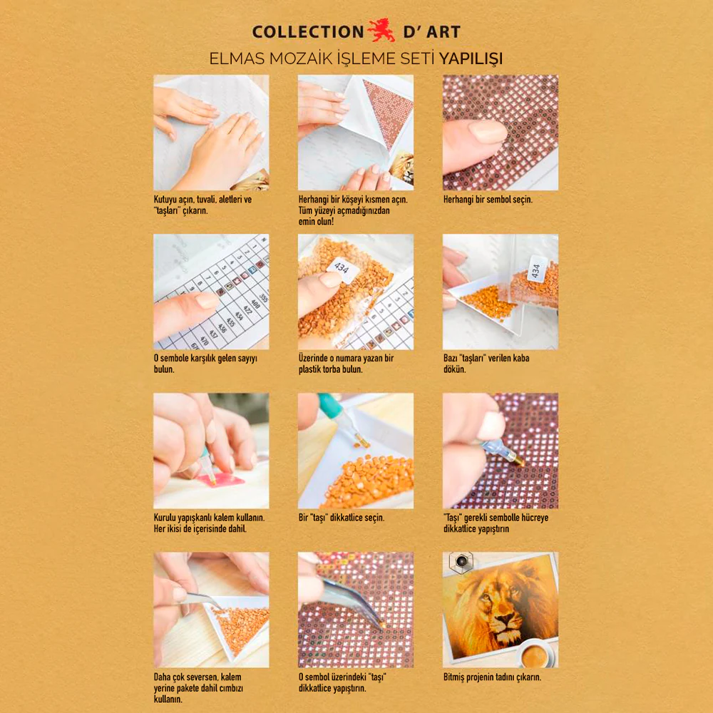 Collection D Art Diamond Mosaic Set 38x38 - D7007 - Image 7