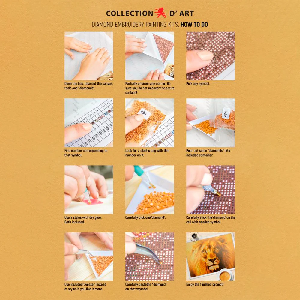 Collection D Art Eagle 38x48 Mosaic Kit - DE057 - Image 7