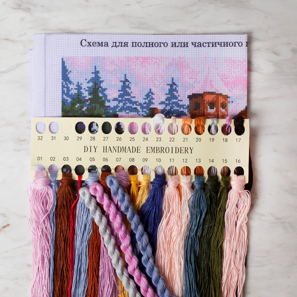 DIY Handmade Embroidery Set 40x50 cm - 0243 - Image 2