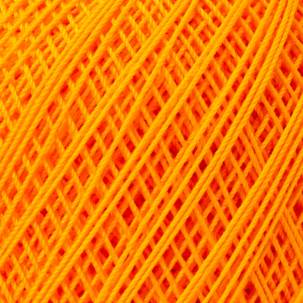 DMC Babylo 50gr Cotton Crochet Thread No:10, Orange - 3375 - Image 2