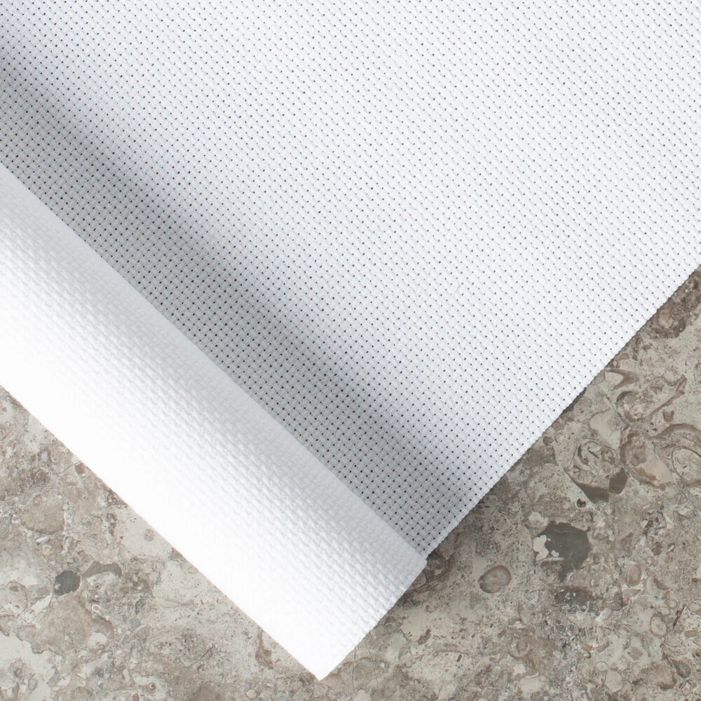 DMC Charles Craft Aida Embroidery Fabric 14 Count - 5.5 pts/cm, BLANC