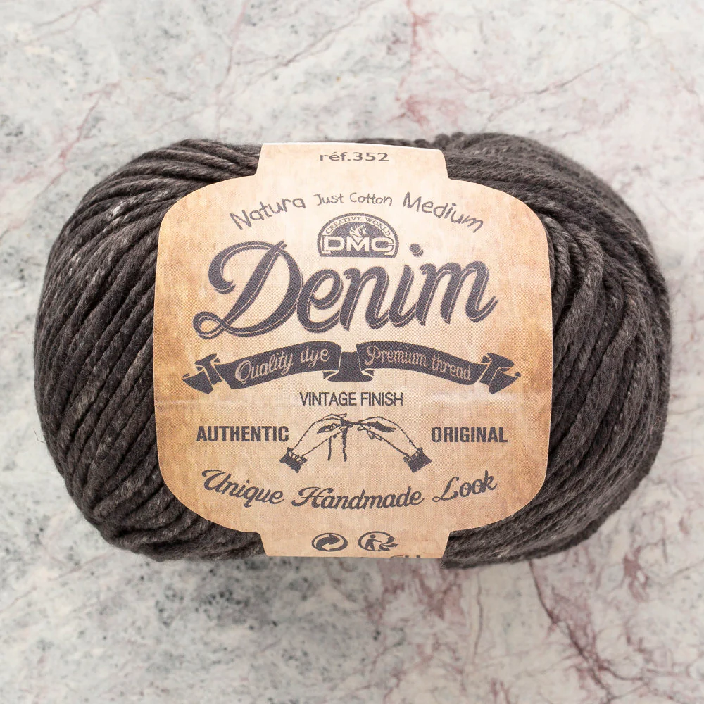 DMC Natura Denim Yarn, Squid Ink - 02