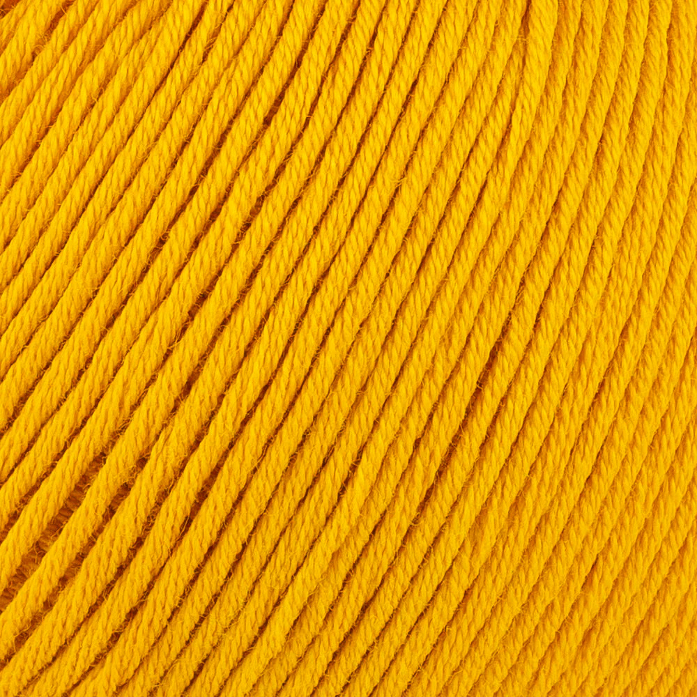 DMC Natura Just Cotton Knitting Yarn, Mustard Yellow - N85 - Image 2