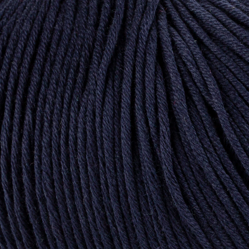 DMC Natura Just Cotton Knitting Yarn, Navy Blue - N28 - Image 2