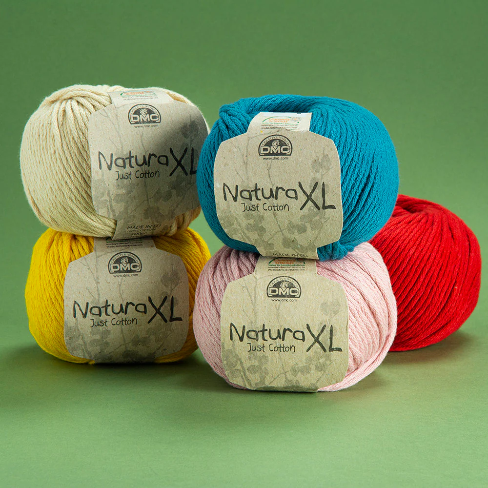 DMC Natura Just Cotton XL Yarn, Yellow - 91 - Image 4
