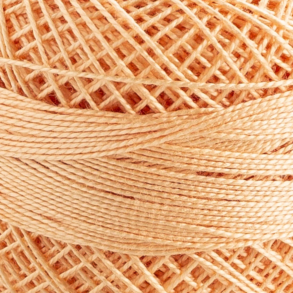 Domino Cotton Perle Size 12 Embroidery Thread (5 g), Beige - 4590012-361 - Image 3