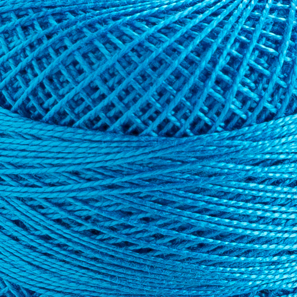 Domino Cotton Perle Size 12 Embroidery Thread (5 g), Blue - 4590012-K0192 - Image 3