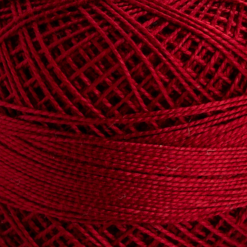 Domino Cotton Perle Size 12 Embroidery Thread (5 g), Claret - 4590012-00044 - Image 3