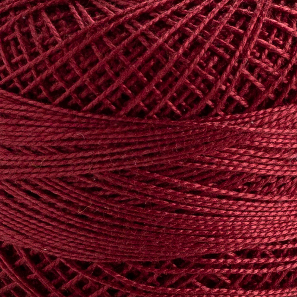 Domino Cotton Perle Size 12 Embroidery Thread (5 g), Claret - 4590012-897 - Image 3