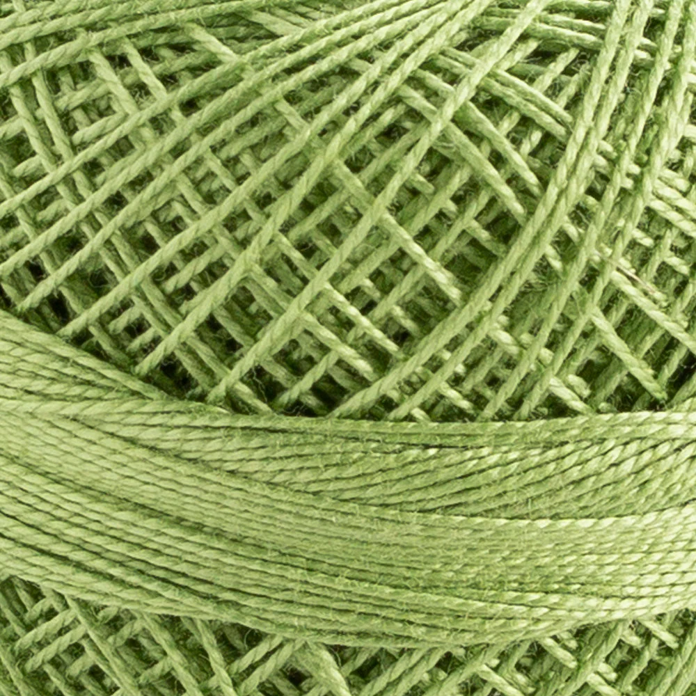 Domino Cotton Perle Size 12 Embroidery Thread (5 g), Green - 4590012-265 - Image 3